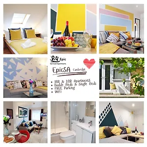 Epicsa - Family & Corporate Mews With Free Parking Appartement Cambridge